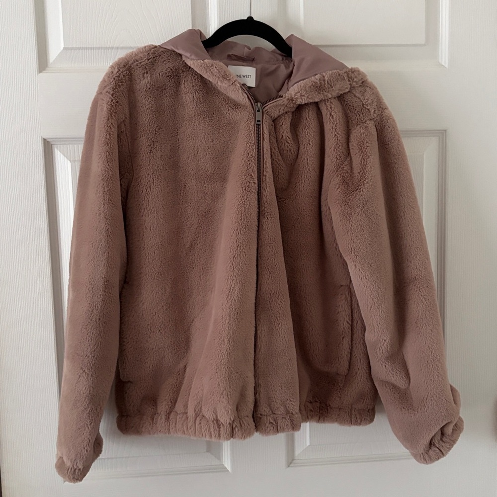 Cozy Pink Faux Fur Jacket